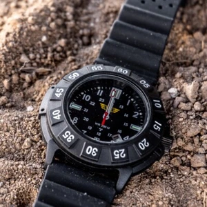 Uzi Protector Tritium H3 UZI-001-R Men's Analog Black Dial Wrist Watch- 43mm - Picture 1 of 9