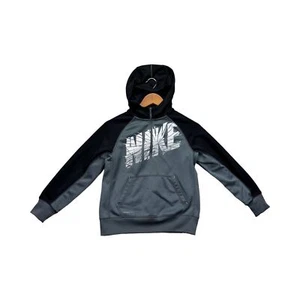 Nike Therma-Fit Hoodie Sweater Jacket Fall Winter Sports Gray M - Picture 1 of 4
