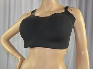 NWT MSRV $59 Athleta Size XL D-DD Black Ritual Adjustable Strap Bra #881718 - Picture 1 of 10