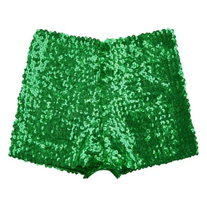 Girls Shorts Skinny Pants Beach Clubwear Practice Outfits Sparkle Costume Kids - Picture 1 of 106