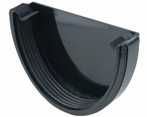 OSMA 113mm Gutter Stopend for DeepLine Guttering Various Colours 9T911 - Picture 1 of 3