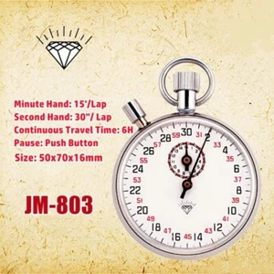 Shockproof Sports Chronograph Timers Manual Operation No Battery Required Timers - Zdjęcie 1 z 12