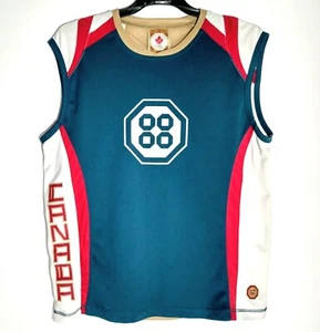 Canada Olympic HBC Polyester Jersey Size M Pit to Pit 54 cm Collectors Item. - Picture 1 of 9