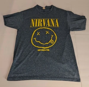 Official Nirvana NEVERMIND T Shirt M Medium Kurt Cobain Grohl Grunge 2014 - Picture 1 of 2