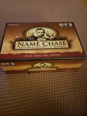  The Name Chase Game Historical Figures 2nd Edition 528 Famous Names Brand New - Image 1 of 4