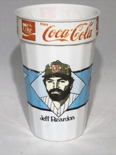 Coca-Cola Jeff Reardon Minnesota Twins Coke Cup Metrodome Soda Glass