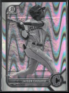2022  Bowman Draft Jason Chourio Ray Wave Refractor | Cleveland Guardians
