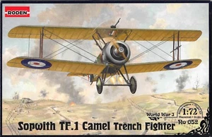 Roden WW1/World War One Sopwith TF.1 Camel Trench Fighter 1/72 Scale Airplane - Picture 1 of 2
