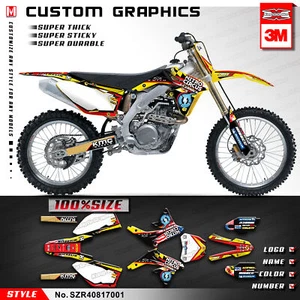 Calcomanía gráfica Kungfu para Suzuki RMZ 450 2008 2009 2010 2011 2012 2013 2014 2015 - Imagen 1 de 10