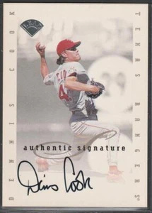 059, 1996 Leaf Signature, Original Autograph of Dennis Cook, Rangers - Picture 1 of 2