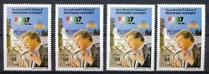 LA AUTORIDAD PALESTINA 2008 - MAHMUD DARWISCH - JUEGO DE 4 MNH - Imagen 1 de 1