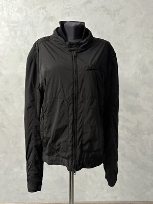Gucci Web Collar Windbreaker Nylon Jacket Men Size 52 Black ⚫️ - Image 1 of 4