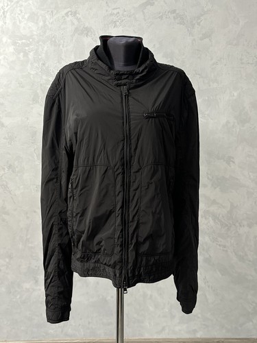 Giacca a vento Gucci collo web nylon uomo taglia 52 nero ⚫️