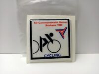 Xll Commonwealth Games Brisbane 82 - Official Souvenir Padded Sticker - Cycling