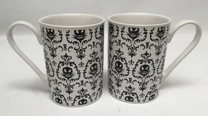 Juego de 2 tazas barrocas Jack Skellington de Disney Store Pesadilla antes de Navidad - Imagen 1 de 2