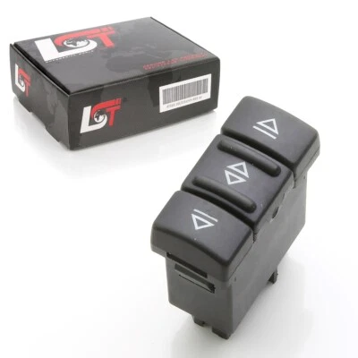 1x Lève-vitre Électrique Interrupteur Bouton Avant Gauche pour Renault 19 II Neu - Photo 1/4