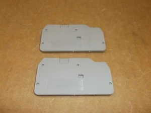 Qty 2) D-QTU 2,5/4 Phoenix Contact NEW Terminal Block End Plate 3204340 * - Picture 1 of 3