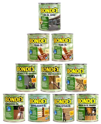 Bondex Hartholzöl Holzöl 3L BEULE Teaköl Bangkiraiöl Lärchenöl Douglasie UV Öl - Bild 1 von 4