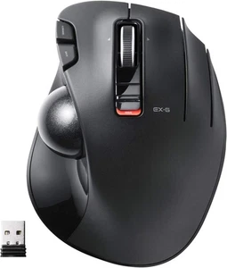 Elecom Mouse Wireless (Receiver Included) Trackball 6 Buttons B radio (wireless) - Picture 1 of 8