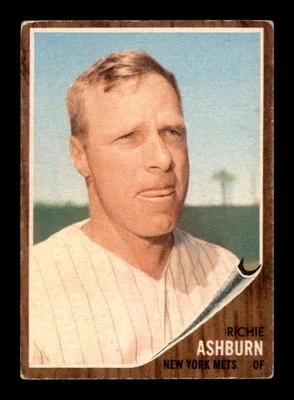 1962 Topps #213 Richie Ashburn   G/VG X3468087 - Image 1 of 3