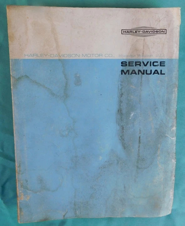 HARLEY DAVIDSON MOTOCICLETA SERVI-CAR TIENDA LIBRO MANUAL DE SERVICIO 1959-1969 G GE OEM Foto 1 de 4