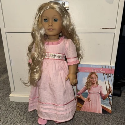 American Girl Caroline Abbott Doll with Original Dress and Book - Image 1 of 4