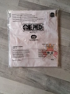 Burgerking OnePiece T-shirt Weiß Ruffy Luffy OVP Größe L NEU OVP - Bild 1 von 1