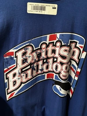 Camiseta WWE British Bulldog Davey Boy Smith Talla Grande WWF WCW NUEVA CON ETIQUETAS Foto 1 de 4