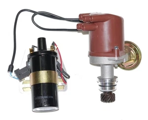 New Fiat 124 Spider Distributor S144 with electronic ignition coil and module - Picture 1 of 5