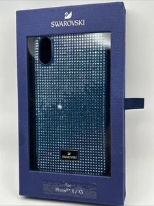 UVP 79 $ Swarovski Kristall Smartphone iPhone X/XS Hülle blau Jubiläum - Bild 1 von 3