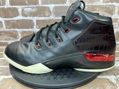 Nike Air Jordan Retro 17 + Bulls 832816-001 Negro Gimnasio Rojo Criado Para hombres Talla 13” Foto 1 de 4