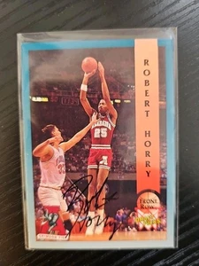 1992 Prima fila firme autentiche /500 Robert Horry #30 Rookie Auto RC - Foto 1 di 2