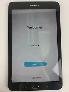 Samsung Galaxy Tab E SM-T377A 8" 16 GB AT&T 4G Wi-Fi - Nero - Senza accessori - Foto 1 di 4