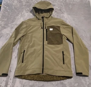 PENFIELD Rain Jacket Olive Swift Hooded Trail Full Zip Soft Shell Lined Men's XL - Picture 1 of 10