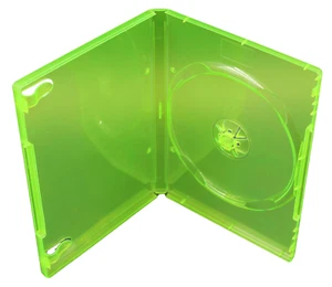 Microsoft XBOX 360 Translucent Green Video Game Replacement Shell Storage Cases - Afbeelding 1 van 5