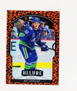 2020-21 Upper Deck Allure Bo Horvat #22 Leopard Vancouver Canucks - Picture 1 of 2