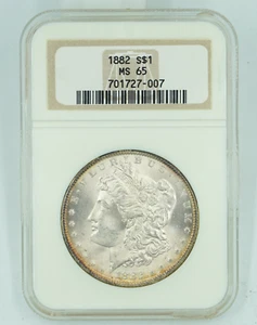 1882 NGC MS65 Morgan Silver Dollar - Picture 1 of 3