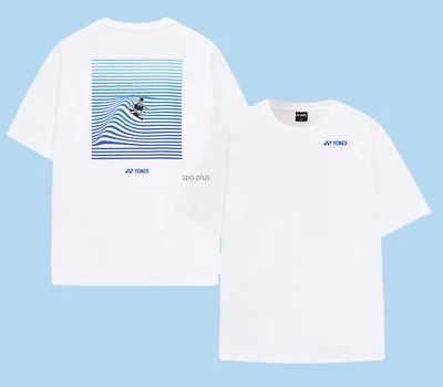 YONEX 25S/S Unisex Bádminton Camisetas Deportes Informales Camiseta Blanca Nueva con Etiquetas 251TS046U Foto 1 de 4