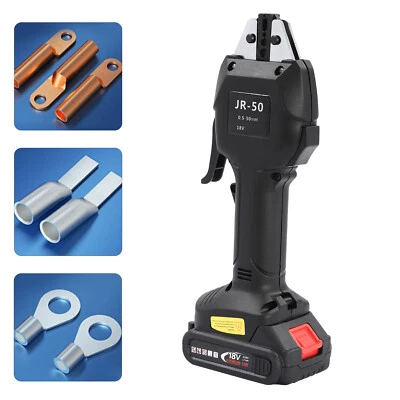 EW-50X Electric Crimping Pliers Terminal Crimping Tool Rechargeable DC 18V/3Ah - Image 1 of 4
