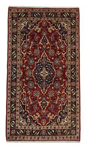 Teppich Keshan Handgeknüpft Perserteppich Orientteppich Tappeto Carpet 173x95cm - Bild 1 von 5