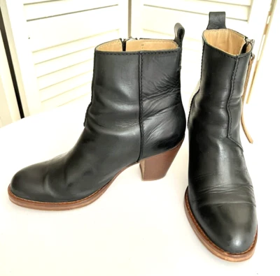 Botines de cuero negro pistola Acne Studios talla 37/7 Foto 1 de 4