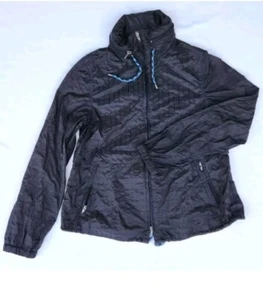 Free People Women's Sport Jacket Windbreaker Black Rain Coat New Sz XS - Picture 1 of 4