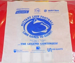 10 New-Old-Stock 1993 Penn State Nittany Lions 1000th Game Napkin/Towel/Placemat - Picture 1 of 5