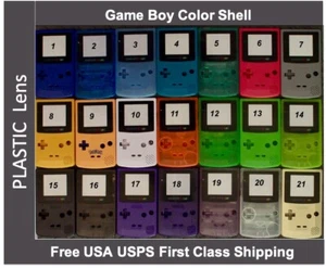 Nintendo Game Boy Color GBC Carcasa + Lente de plástico + Botones - ¡Elige el color de la carcasa! - Imagen 1 de 25