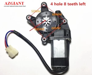 For Nissan Hyundai Universal Left or Right Electric Window Lifter Motor 4hole 8T - Foto 1 di 11