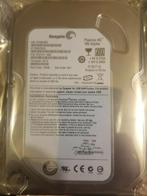 Seagate ST3160310CS 160GB PN 9GC131-500 FW SC14 SATA 3.5" HD DC 10046 WU - Image 1 of 2