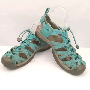 KEEN Womens Whisper Water Friendly Sport Hiking Walking Teal Sandal Size 8.5 - Picture 1 of 10