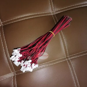 100pcs JST XH2.54mm Male Connector 2 Pin Plug Wire 200mm 26AWG Cables For RC Toy - Picture 1 of 4