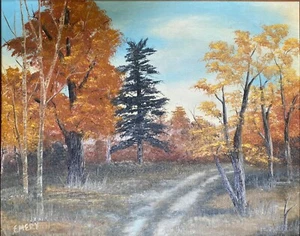 Old Dirt Road by Helen Emery - Original Oil Painting - Picture 1 of 3