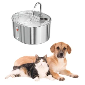 Pet Water Fountain Dispenser 3.2L 108oz Capacity Cat Dog Drinking Bowl - Picture 1 of 9